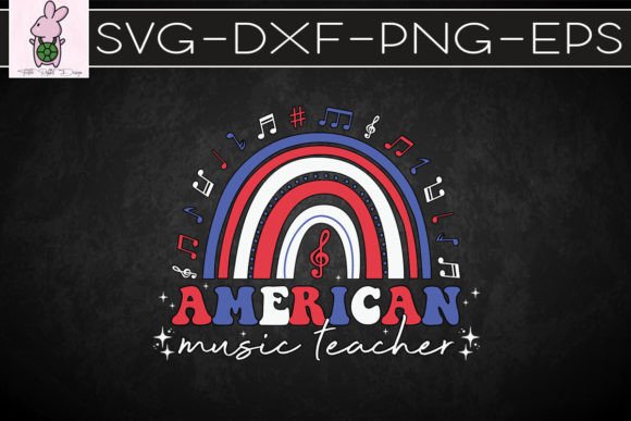 American Music Teacher Patriotic SVG
