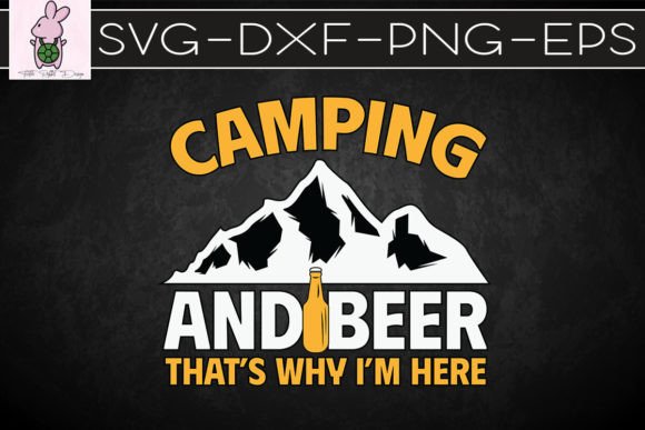 Camping Drinking SVG