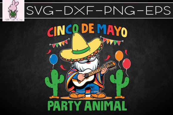 Cinco De Mayo Mexican Gnome SVG
