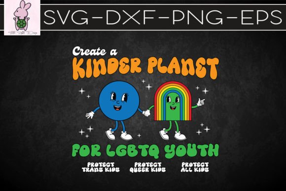 Create a Kinder Planet LGBTQ Ally SVG