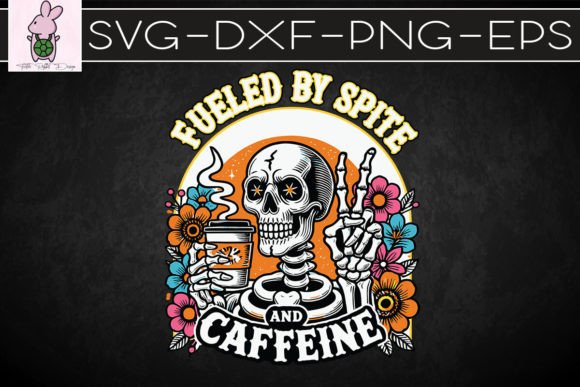 Fueled by Spite Caffeine Halloween SVG