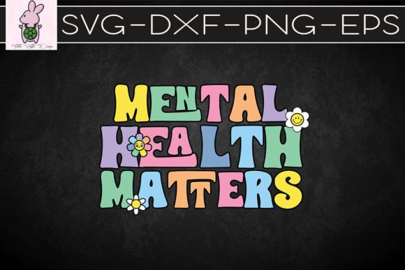 Mental Health Matters Groovy SVG