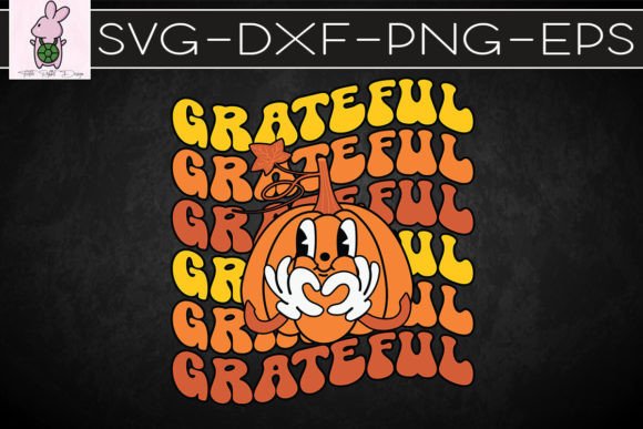 Retro Thanksgiving Autumn Grateful SVG