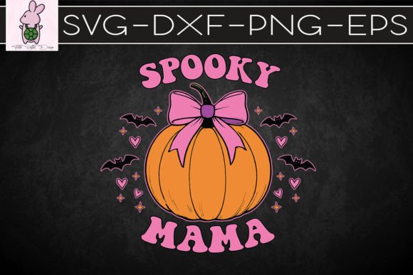 Spooky Mama Coquette Pumpkin SVG