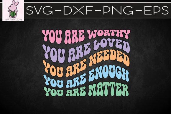 You Matter Kindness Be Kind Groovy SVG